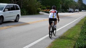Bicyclist on A1A 